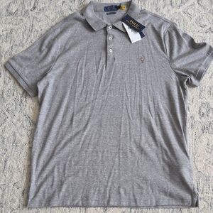 Polo by Ralph Lauren Heather Gray Men's Polo Shirt